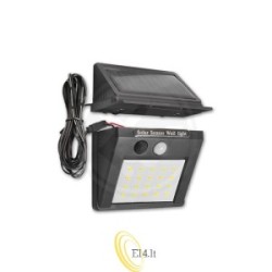 LED saulės lempa 30xSMD su judesio jutikliu, 2,5 m kabelis
