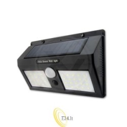 LED saulės energijos lempa 40xSMD su judesio ir prieblandos jutikliu