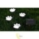 LED saulės lempa 4xSMD įsmeigiama šunų letenėlėmis 470 cm