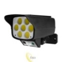 LED saulės energijos lempa su netikros kameros imitacija, COB, judesio jutiklis