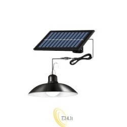 LED saulės energijos high bay lempa su nuotolinio valdymo pultu