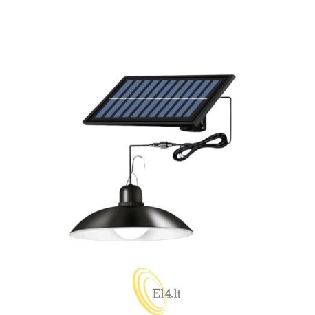 LED saulės energijos high bay lempa su nuotolinio valdymo pultu