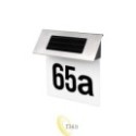 LED saulės lempa IP44 namo numeriui