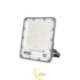 Saulės energija maitinamas LED SMD prožektorius Korsa 100W su nuotolinio valdymo pultu 4500K