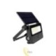 LED SMD saulės prožektorius Polos 20W 4500K juodas