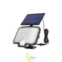 LED saulės prožektorius IP44 120xSMD PIR