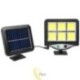 LED saulės prožektorius IP44 6xCOB PIR