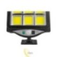 LED saulės prožektorius IP44 6xCOB PIR