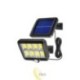 LED saulės prožektorius IP44 8xCOB PIR