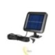 LED saulės prožektorius IP44 8xCOB PIR