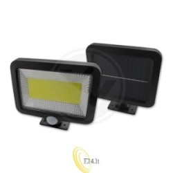LED saulės prožektorius IP54 COB PIR