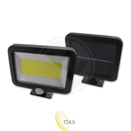 LED saulės prožektorius IP54 COB PIR