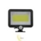 LED saulės prožektorius IP54 COB PIR