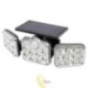 LED saulės prožektorius IP65 138SMD PIR su nuotolinio valdymo pultu