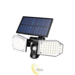 LED saulės prožektorius IP65 78xSMD PIR