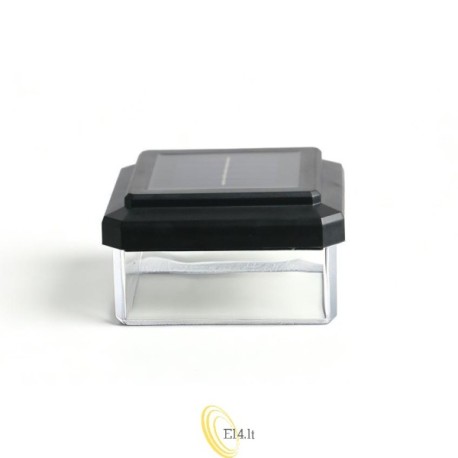 LED saulės energijos lempa stulpeliui 81x81mm