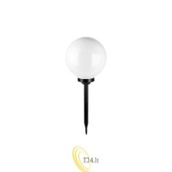 LED saulės energijos lauko šviestuvas-kamuolys su smaigtu 30 cm