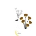LED saulės energijos lempa, įsmeigiama, gėlės, x6 LED, 84 cm