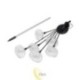 LED saulės energijos lempa, įsmeigiama, gėlės, x6 LED, 84 cm
