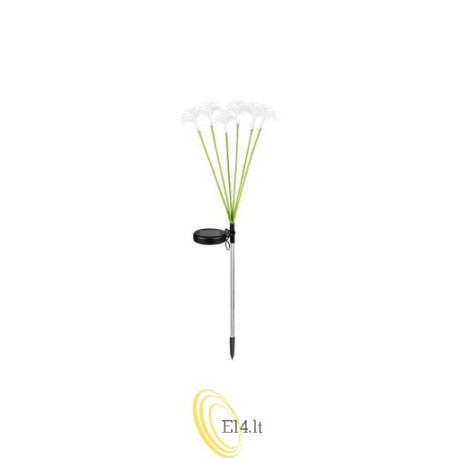 LED saulės lempa, įsmeigiama, medūza, 6xLED, 77 cm