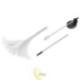 LED saulės lempa, įsmeigiama, medūza, 77 cm