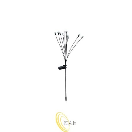 LED saulės energijos lauko lempa įsmeigiama x10 LED 73cm