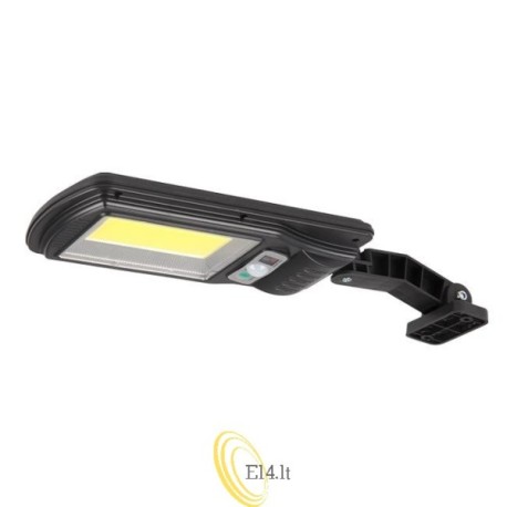 LED saulės lempa slim COB PIR judesio jutiklis su nuotolinio valdymo pultu