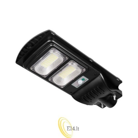 LED saulės gatvės šviestuvas 100W IP65 su nuotolinio valdymo pultu 6000K