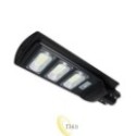 LED saulės energijos gatvės šviestuvas 150W IP65 su nuotolinio valdymo pultu 6000K