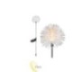 LED saulės lempa, įsmeigiama, kiaulpienė, 76 cm