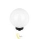 LED saulės energijos lauko šviestuvas-kamuolys, įsmeigiamas, 20 cm