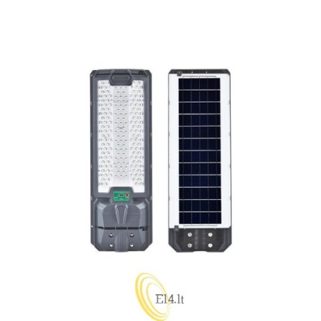 LED saulės energijos gatvės šviestuvas Lix 300W IP65 6000K su nuotolinio valdymo pultu