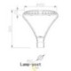 LED parko šviestuvas-žibintas Brixon 60W 4000K