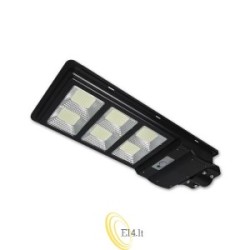 LED saulės energijos gatvės šviestuvas 270W IP65 su nuotolinio valdymo pultu 6000K