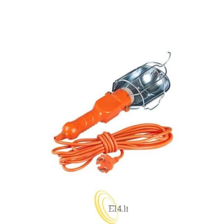 LED dirbtuvių lempa E27 230V su 5 m kabeliu