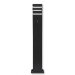 Pastatomas LED lauko šviestuvas su jutikliu - Black 11x6,5 80cm