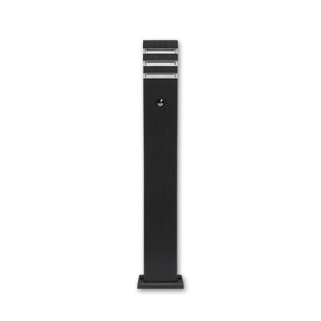 Pastatomas LED lauko šviestuvas su jutikliu - Black 11x6,5 80cm