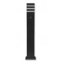 Pastatomas LED lauko šviestuvas su jutikliu - Black 11x6,5 80cm