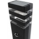 Pastatomas LED lauko šviestuvas su jutikliu - Black 11x6,5 80cm