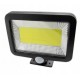 LED prožektorius su saulės baterija ir judesio jutikliu COB PIR