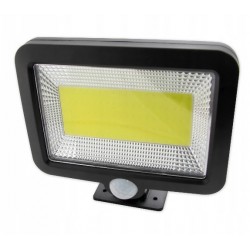 LED prožektorius su saulės baterija ir judesio jutikliu COB PIR
