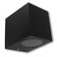Architektūrinis LED sieninis šviestuvas GU10 - Black