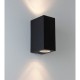 Architektūrinis LED sieninis šviestuvas GU10 - Black