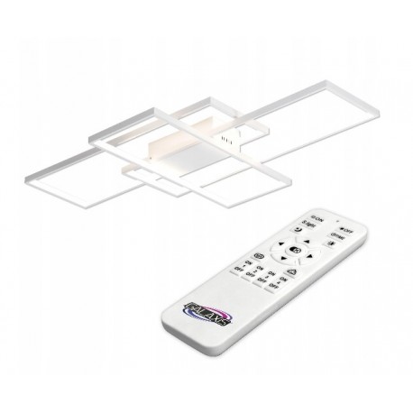 LED lubinis šviestuvas 130W 105x50x8cm White