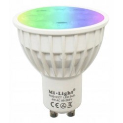 LED lemputė + CCT FUT10 Milight GU10 4W RGB 3