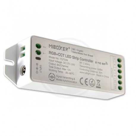 LED RGB + CCT RF valdiklis 12 / 24V 12A FUT039M