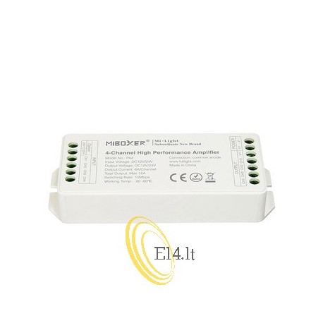 RGBW RF LED stiprintuvas 12 / 24V 15A PA4