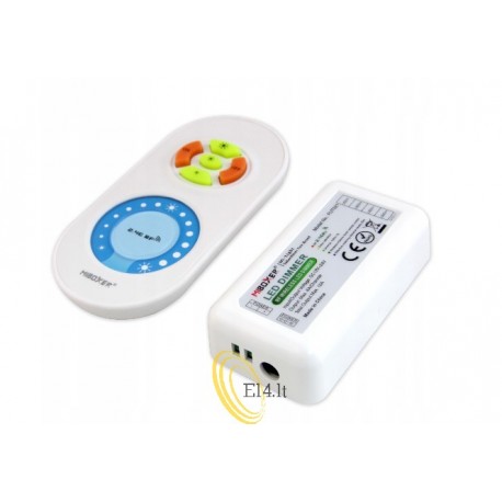 LED Mono RF 12 / 24V valdiklis + FUT021 nuotolinio valdymo pultas