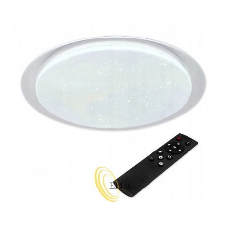 LED lubinis šviestuvas 24W 450mm 3000K-6500K IR su valdymo pultu