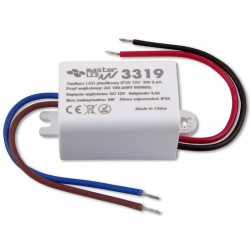 LED maitinimo blokas IP20 12V 5W 0,4A plastikinis